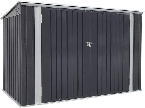 Metal bike storage shed - storage,