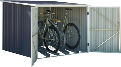Metal bike shed outdoor garden - shed,