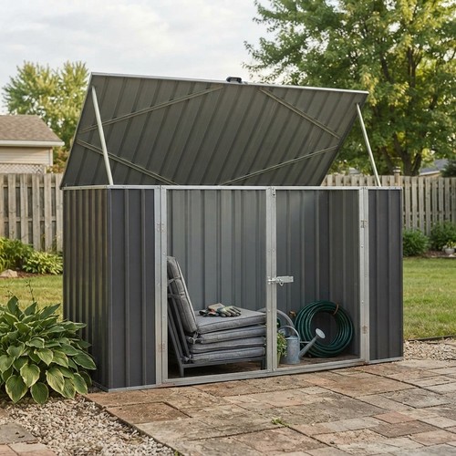Spacious dual door galvanized - dual-door,