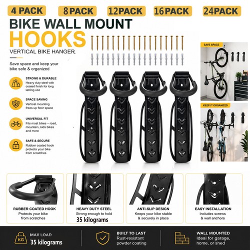 Wall mounted bike cycle - wall,