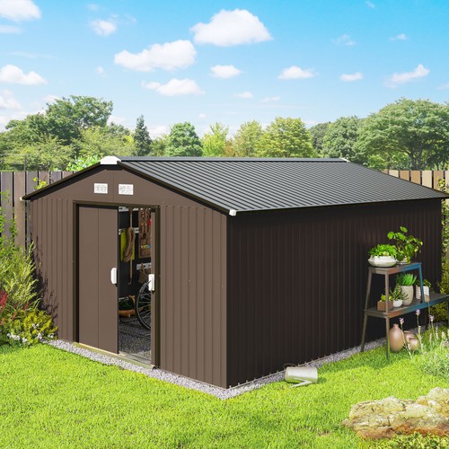 Metal large shed with - metal, double